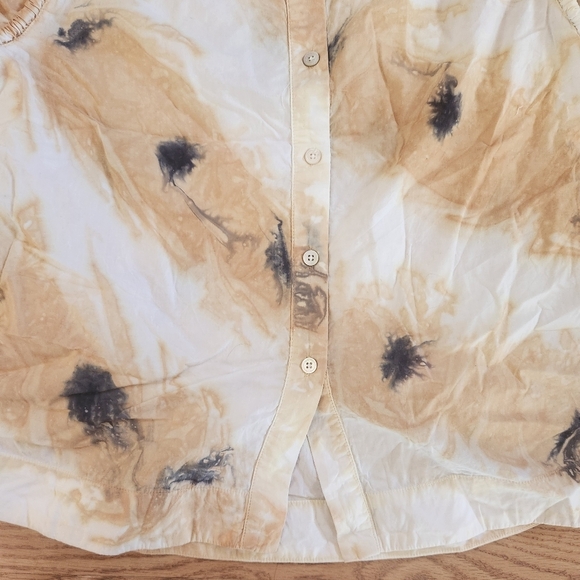 EUC Sea New York Tamara Top in Camel/Tie-Dye, Size S - Picture 9 of 16